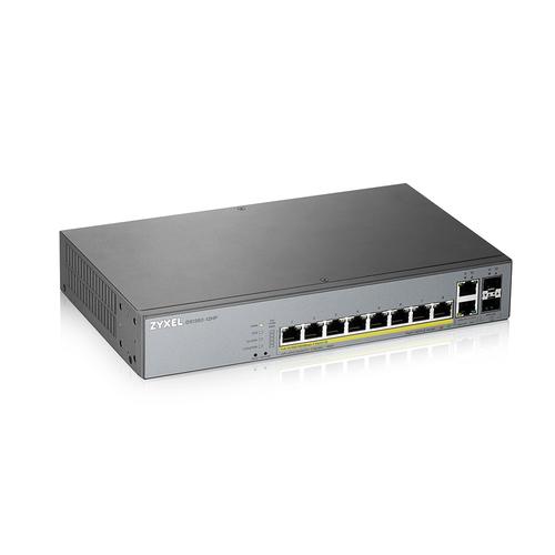 Zyxel GS1350-12HP-EU0101F switch di rete Gestito L2 Gigabit Ethernet [10/100/1000] Supporto Power over Ethernet [PoE] Grigio (Z