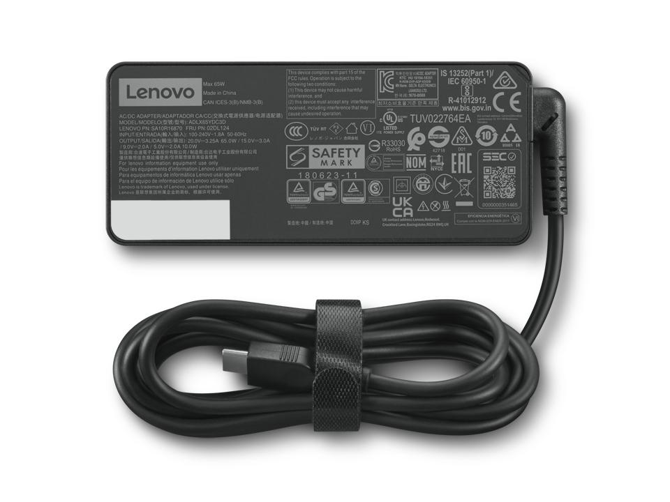 AC Adapter 65W USB Type-C includes power cable