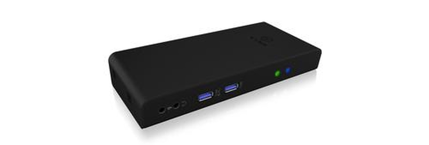 ICY BOX IB-DK2251AC Cablato USB 3.2 Gen 2 (3.1 Gen 2) Tipo A Nero