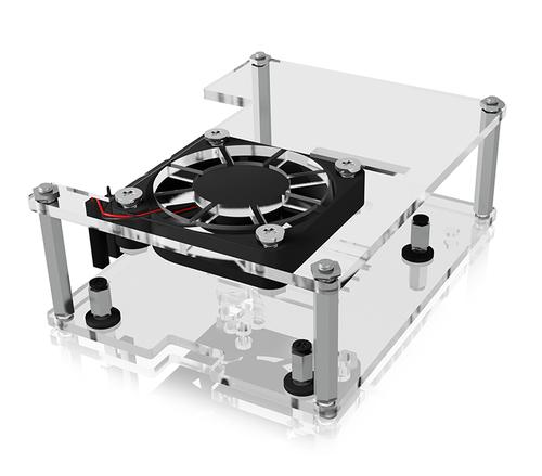 ICY BOX IB-RP106 Alloggi Nero, Trasparente