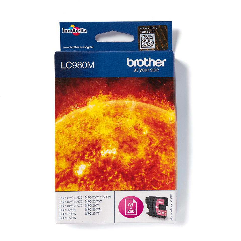 Brother LC-980M cartuccia d'inchiostro 1 pz Originale Magenta (BROTHER LC980 MAGENTA INK INK CARTRIDGE)