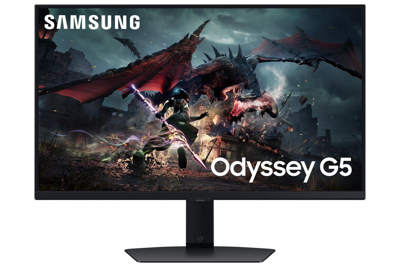 Samsung Monitor Gaming Odyssey G5 - G50D da 27" QHD Flat (Samsung Odyssey G5 S27DG500EU sk?rm -)