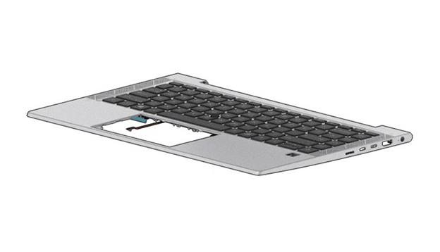 HP M07090-001 ricambio per laptop Tastiera (Top Cover w/Keyboard w/BL USI)