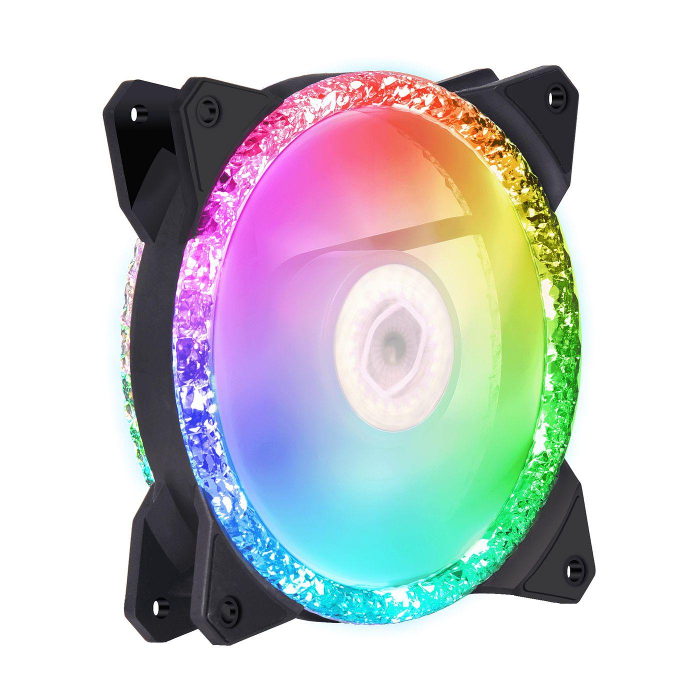 Cooler Master MasterFan MF120 Prismatic Case per computer Ventilatore 12 cm Nero 1 pz (Cooler Master MasterFan MF120 Prismati)