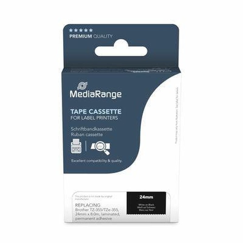 Nastro MediaRange ca. Brother TZ-355/TZe-355 24mm 8m lar