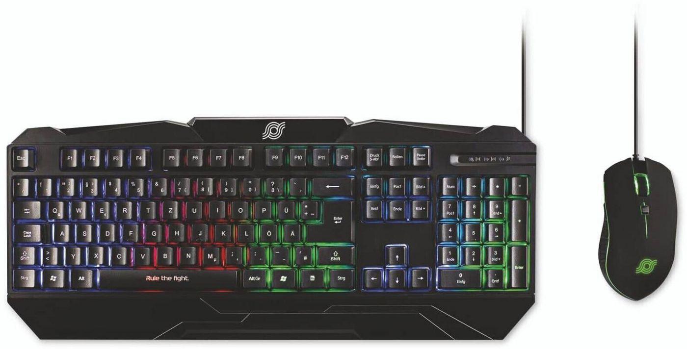 MediaRange Gaming Series Set Tastiera Mouse QWERTZ sw