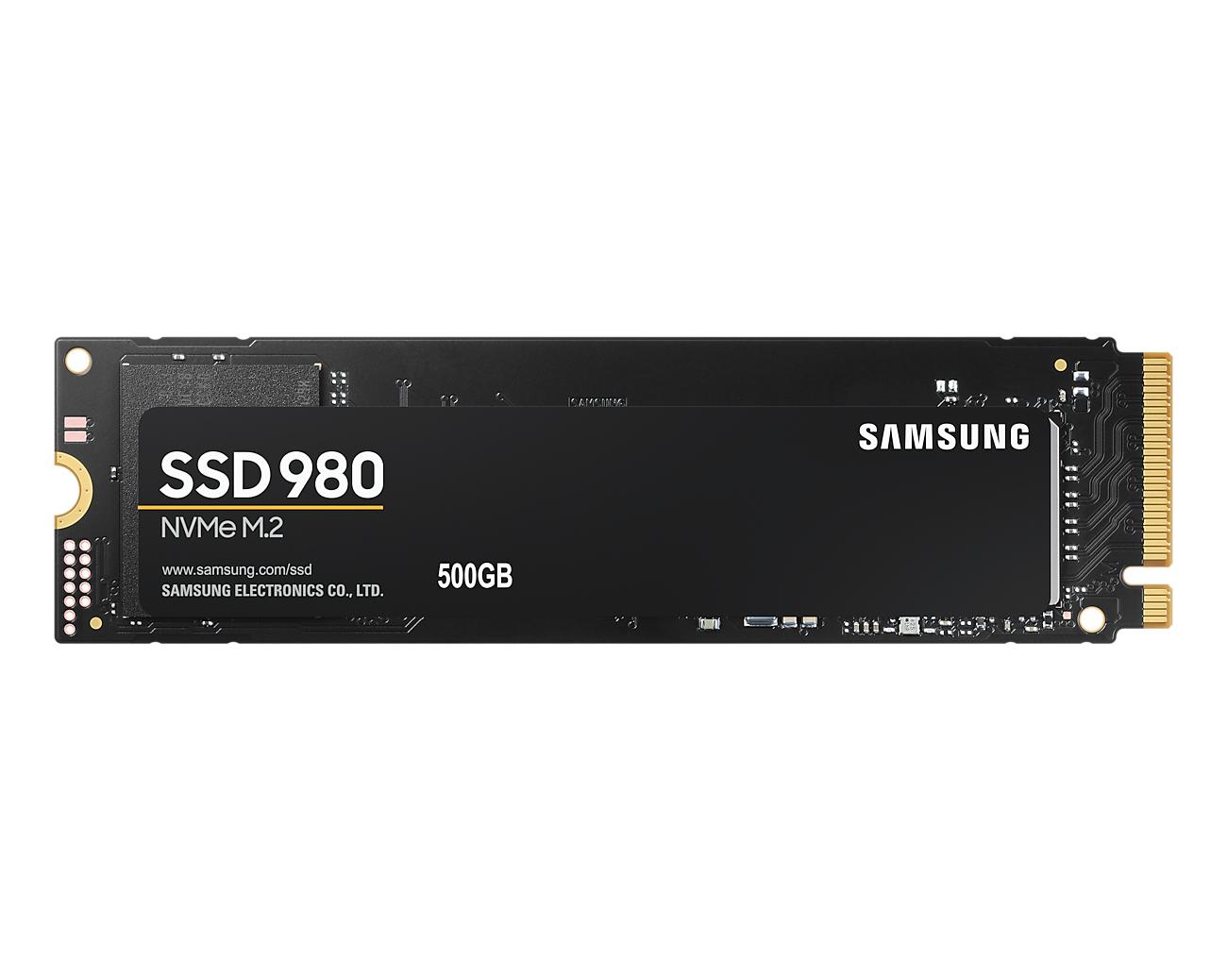 SSD SAMSUNG 500GB 980 M.2(2280) PCIE3.0 X4-NVME READ:3500MB/S-WRITE:3000MB/S MZ-V8V500BW