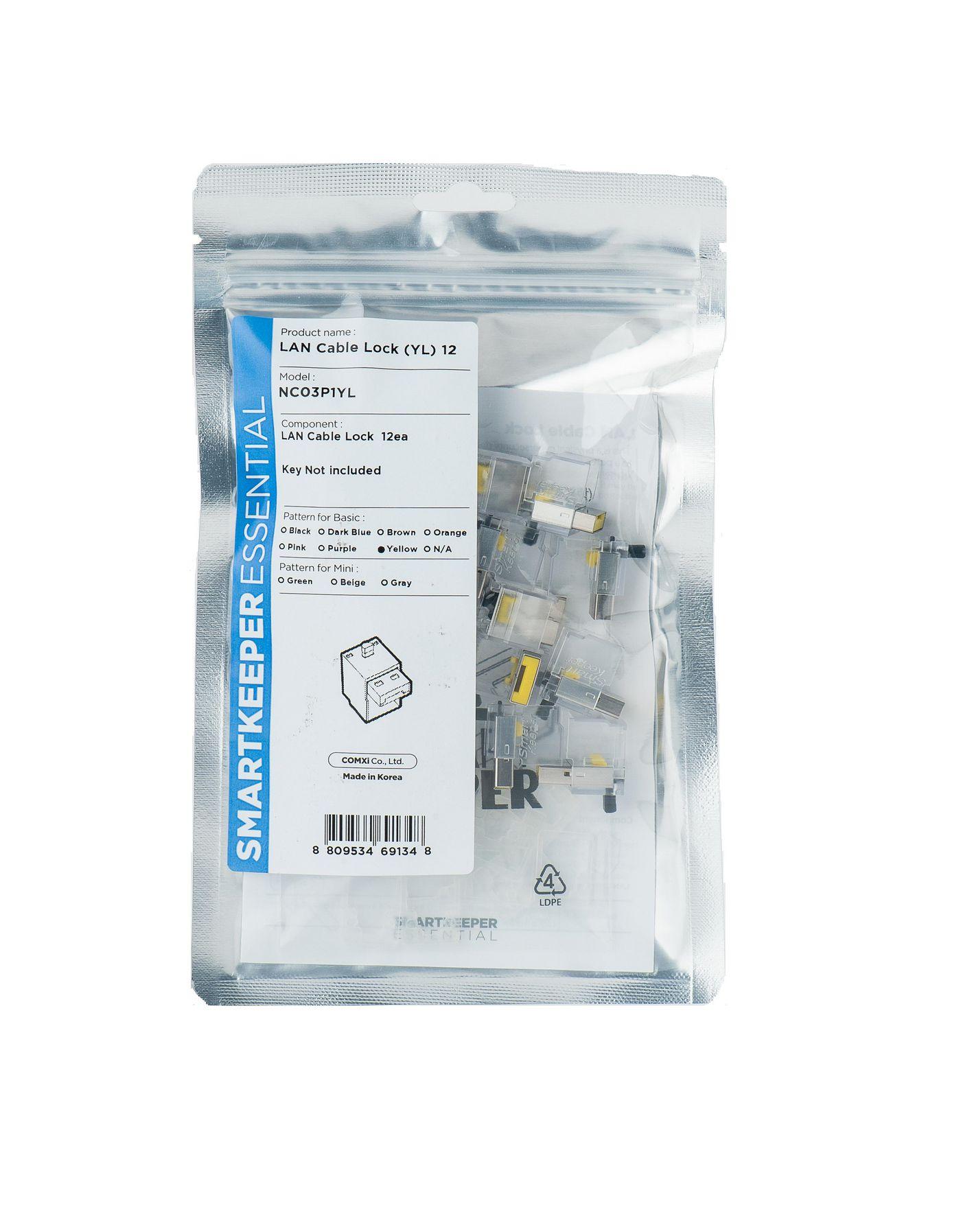 Blocco porta Rj-45 Giallo 1