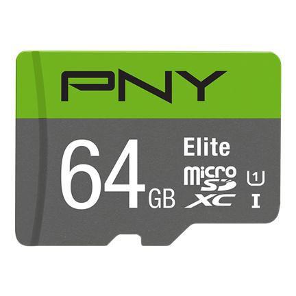 PNY Elite 64 GB MicroSDXC Classe 10 (MICROSD ELITE 64GB - PNY MICRO-SD)