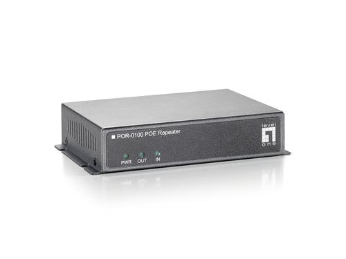 LevelOne POR-0100 adattatore PoE e iniettore (LevelOne POR-0100 PoE Repeater - repea)