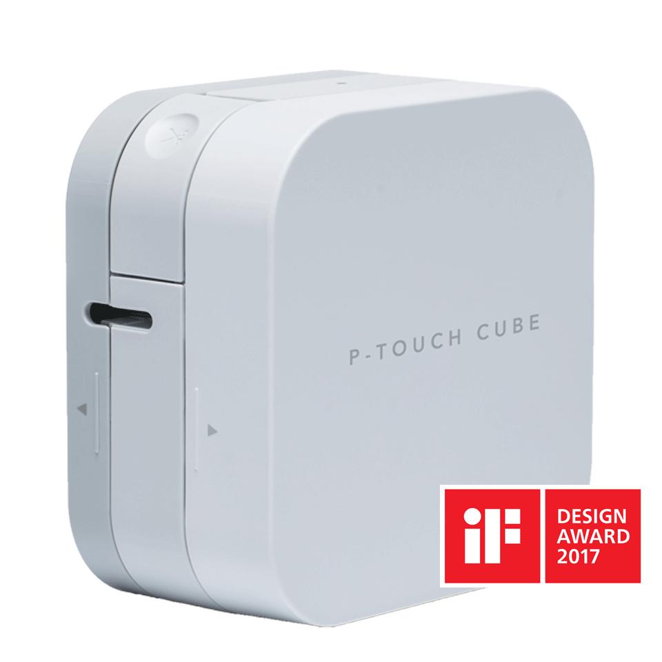 Brother PT-P300BT stampante per etichette [CD] Termica diretta 180 x 180 DPI 20 mm/s TZe Bluetooth (P-TOUCH CUBE LABEL PRINTER