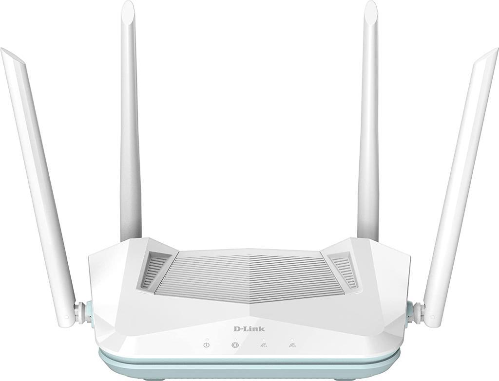 D-Link R15 router wireless Gigabit Ethernet Dual-band [2.4 GHz/5 GHz] Bianco (D-Link R15 - Router wireless switch a 3 porte - 1