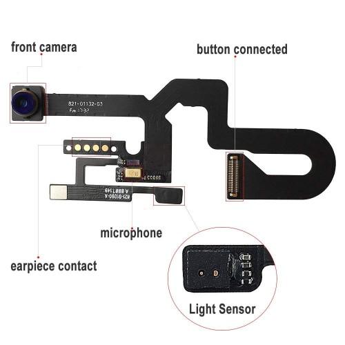 Telecamera frontale sensore di prossimità per iPhone 8 Plus