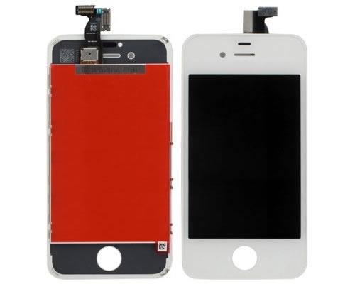 LCD LG TouchRetina Antipolvere iPhone 4S Bianca AAA