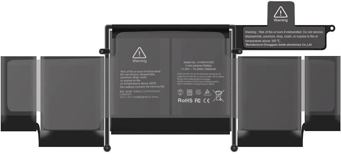 Batteria per MacBook Pro 13" A1502 A1493 A1582 2015 Ternari