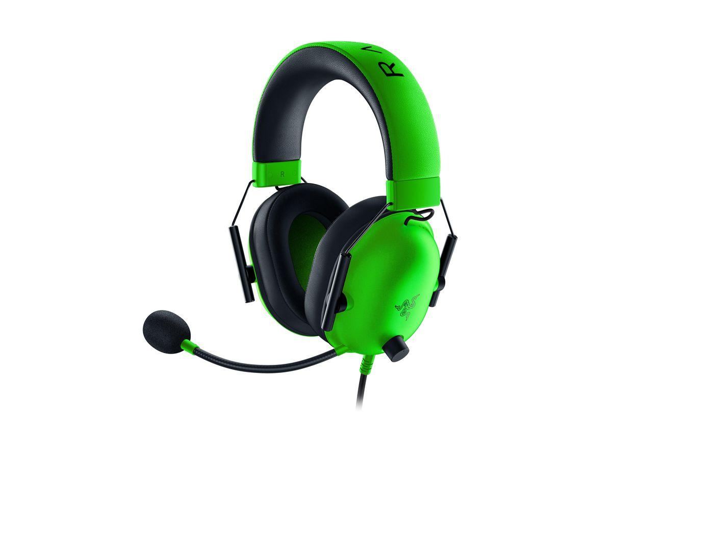 Razer BlackShark V2 X Auricolare Cablato A Padiglione Gaming Verde, Nero (Blackshark V2 X - Green)
