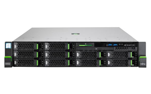 Fujitsu S26361-K1567-V104 sistema barebone per server Armadio (2U) Nero, Argento