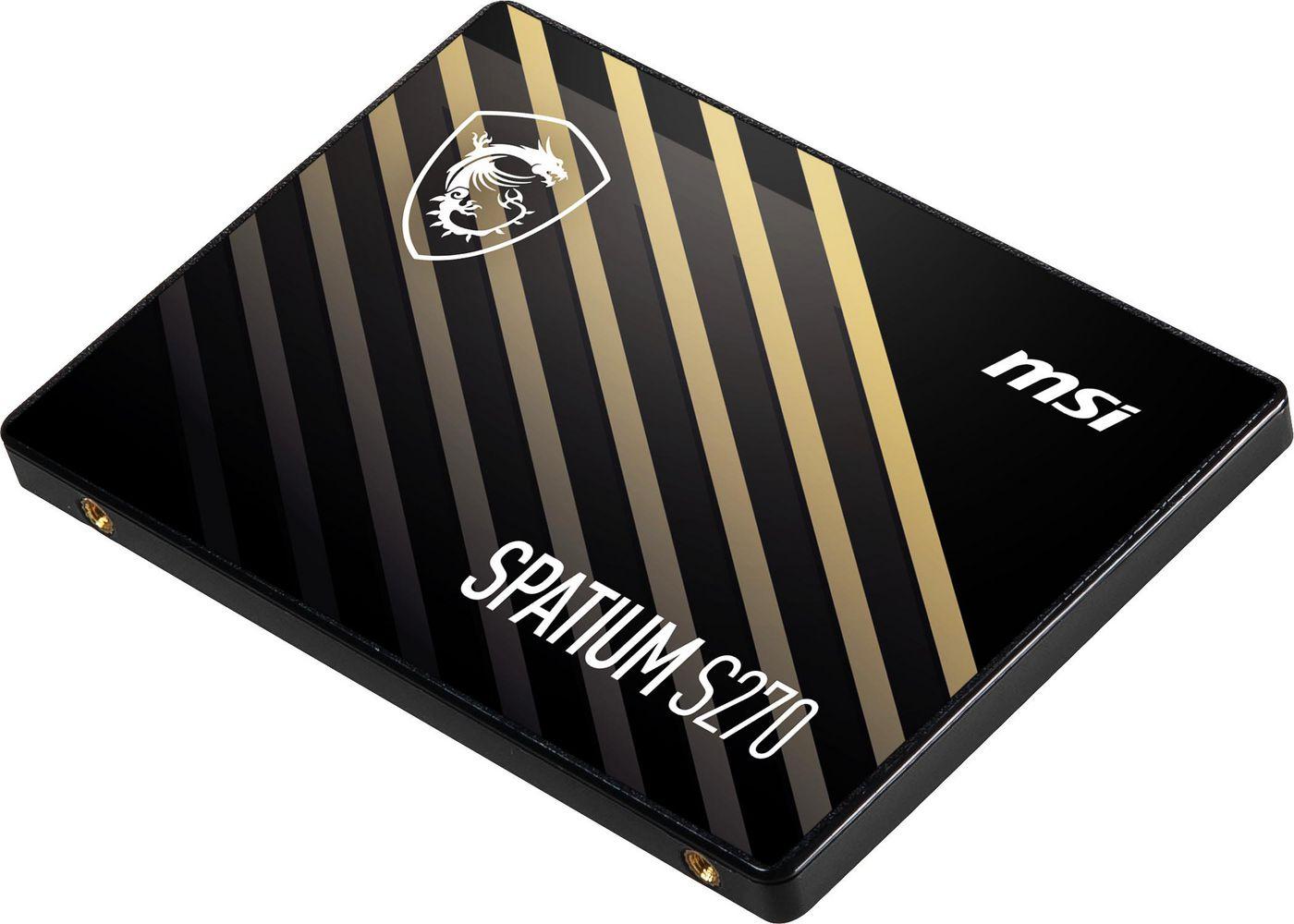 Disco SSD MSI Disco SSD MSI SPATIUM S270 480GB SATA3 2.5 (500/450 MB/s) 3D NAND 7mm