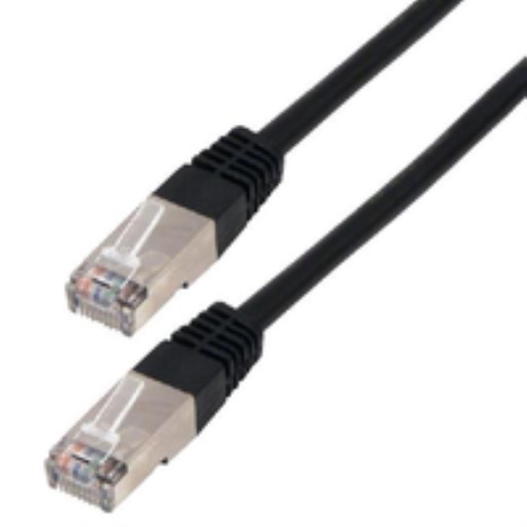 Cavo RJ45 SFTP nero CAT6 - 1,5 termosaldato