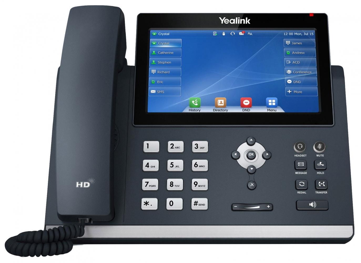 Yealink SIP-T48U telefono IP Grigio LED Wi-Fi (YEALINK T48U PHONE)