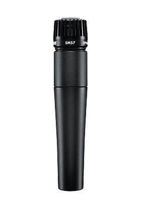 Microfono da studio nero Sm57