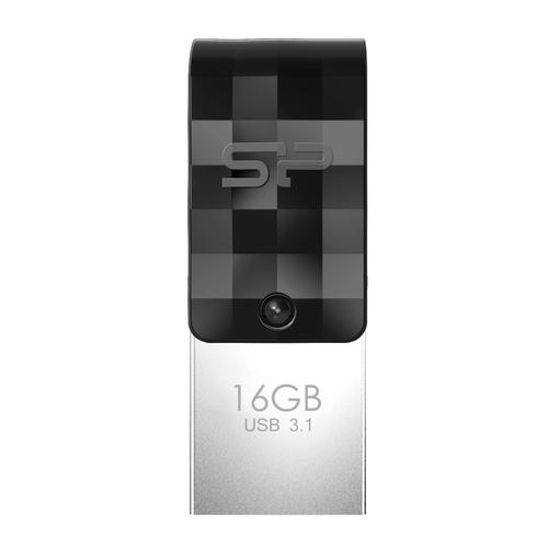 Silicon Power Mobile C31 unità flash USB 16 GB USB Type-A / USB Type-C 3.2 Gen 1 (3.1 Gen 1) Nero, Argento