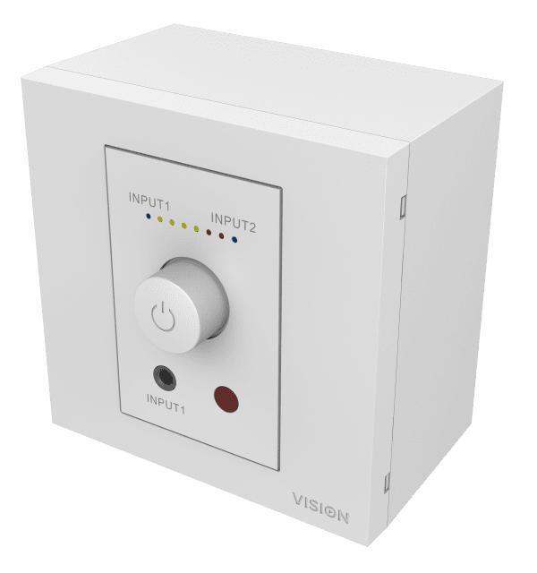 Vision TC3 50w 2.0 canali Casa Bianco (VISION Professional TC3-AMP 2 x 25w [RMS] Digital Amplifier and CS-1900 6.5 Pair Ceiling