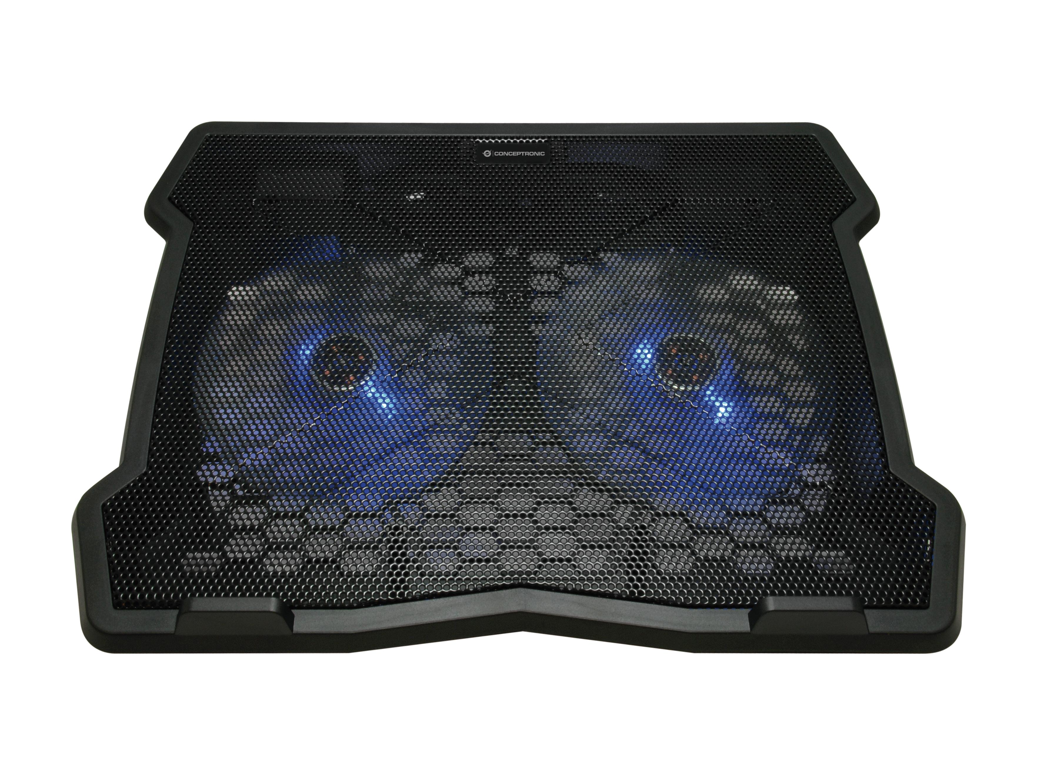 Conceptronic THANA06B base di raffreddamento per laptop 39,6 cm (15.6") Nero