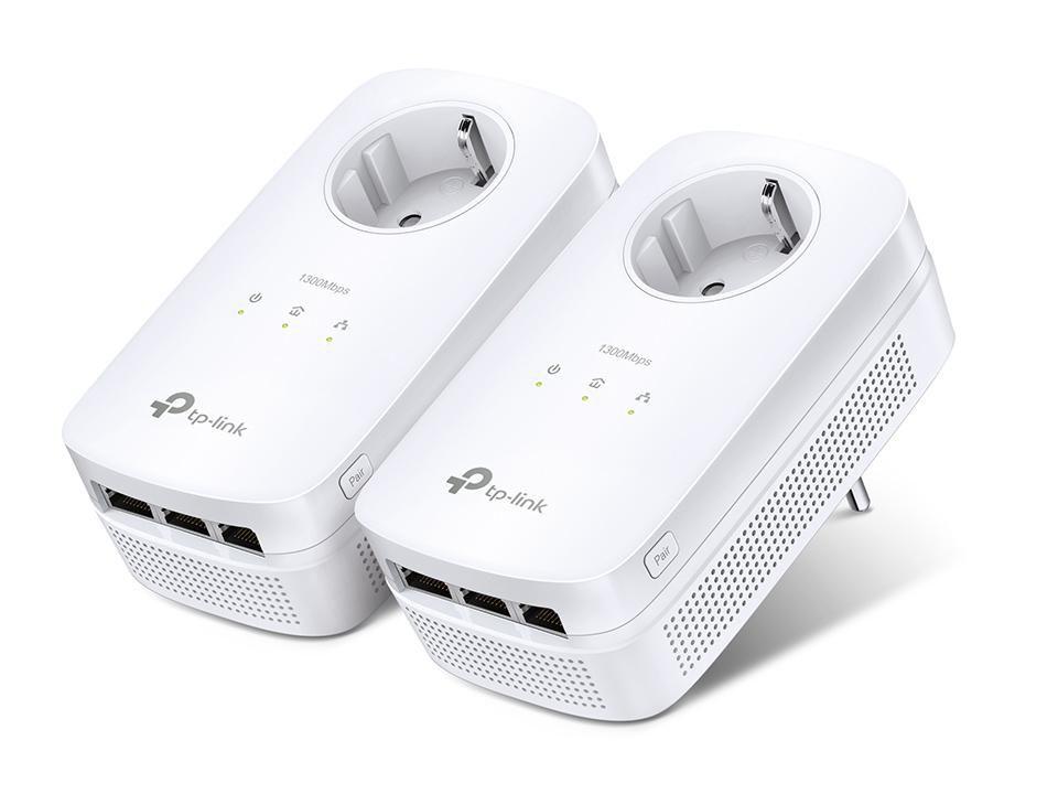 TP-Link TL-PA8030P KIT 1200 Mbit/s Collegamento ethernet LAN Bianco 2 pz (Powerlin 1200mb TL-PA8030P - Kit **EU Plug** AV1200,