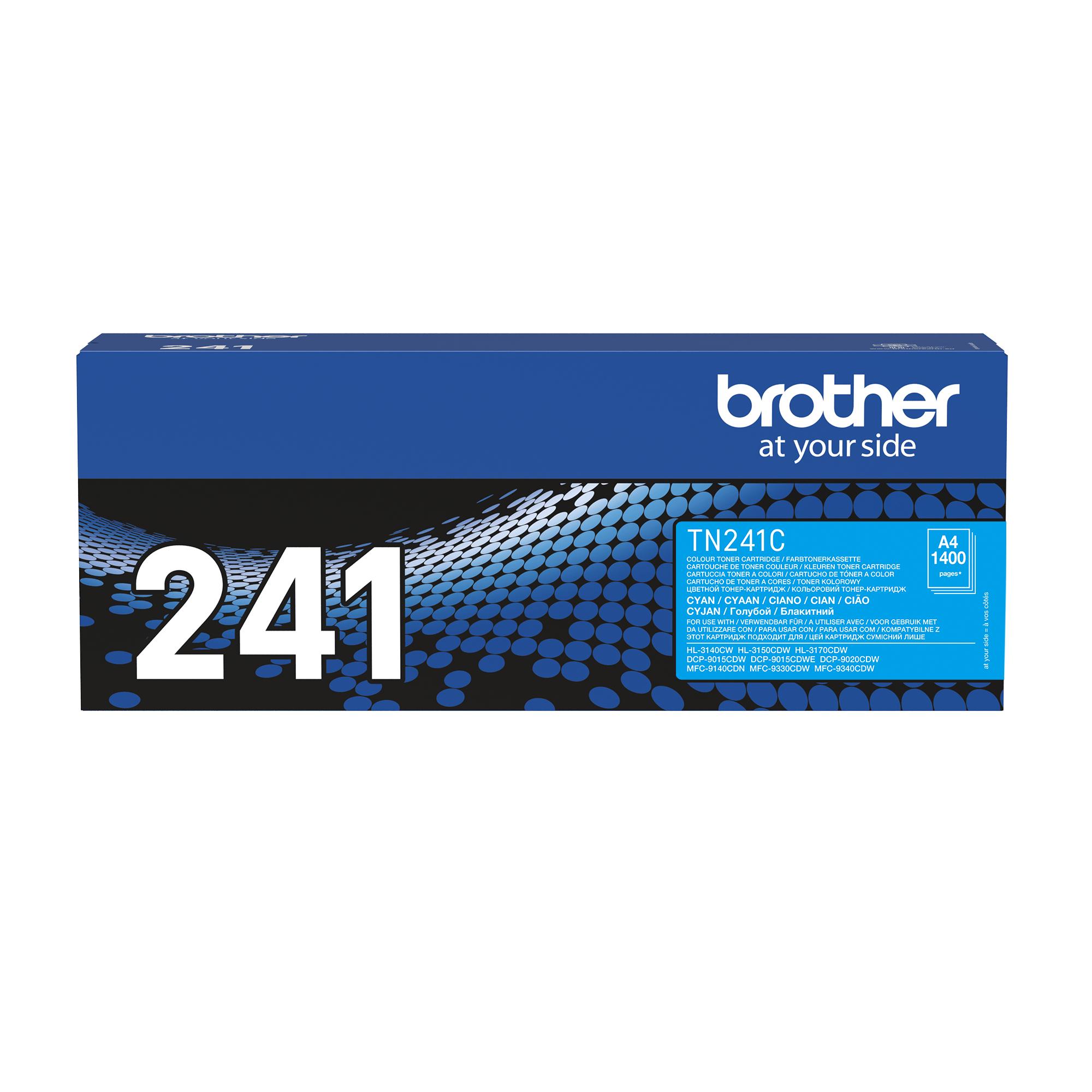 Brother TN-241C cartuccia toner 1 pz Originale Ciano (Brother TN241C Cyan Toner 1.4K)