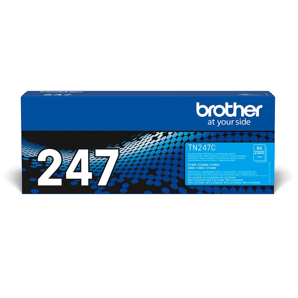 Brother TN-247C cartuccia toner 1 pz Originale Ciano (BROTHER TONER TN247C CYAN)