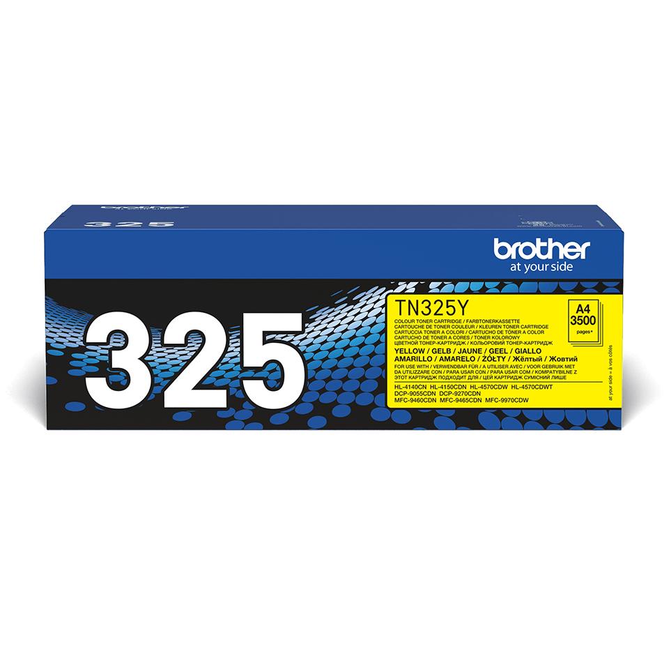 Brother TN-325Y cartuccia toner 1 pz Originale Giallo (BROTHER TN325 YELLOW TONER)
