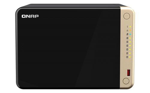 QNAP TS-664 NAS Tower Collegamento ethernet LAN Nero N5095