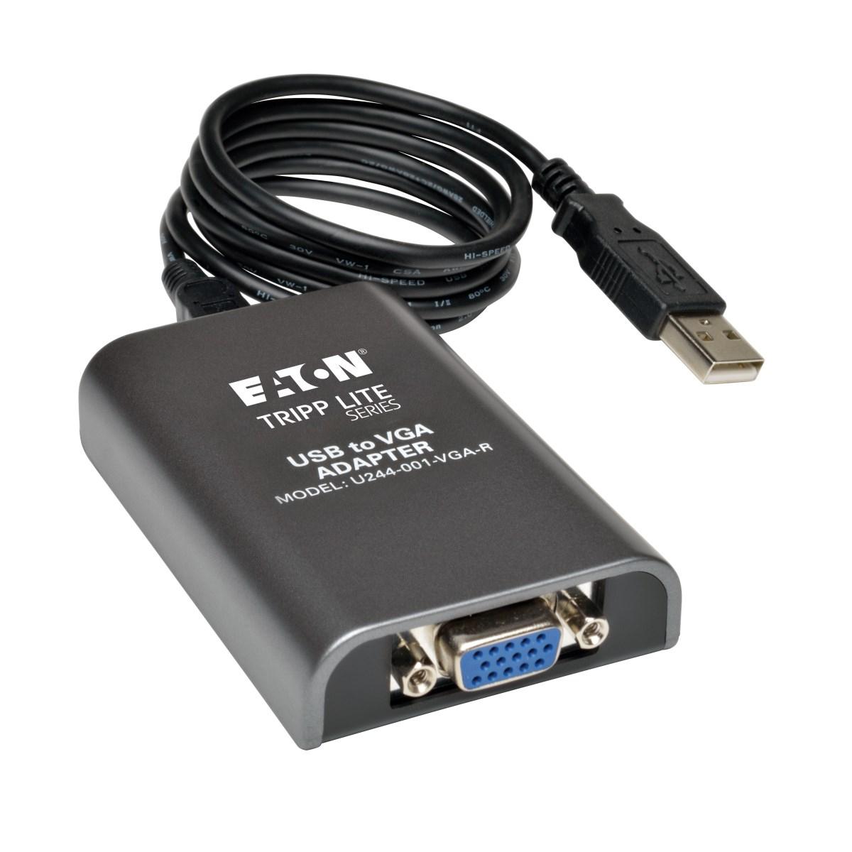 Tripp Lite U244-001-VGA-R adattatore grafico USB 1920 x 1200 Pixel Nero