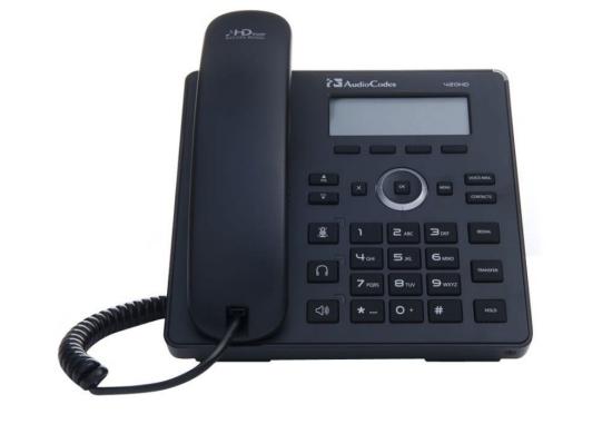 AudioCodes SFB 420HD IP-Phone PoE GbE black- Promo fino ad esaurimeto scorte