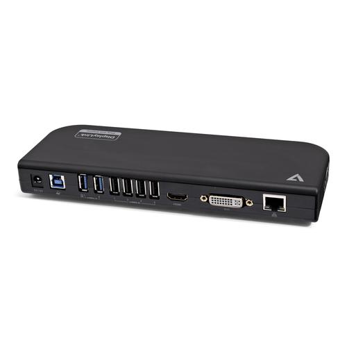 V7 UDDS2 replicatore di porte e docking station per notebook USB 2.0 Nero