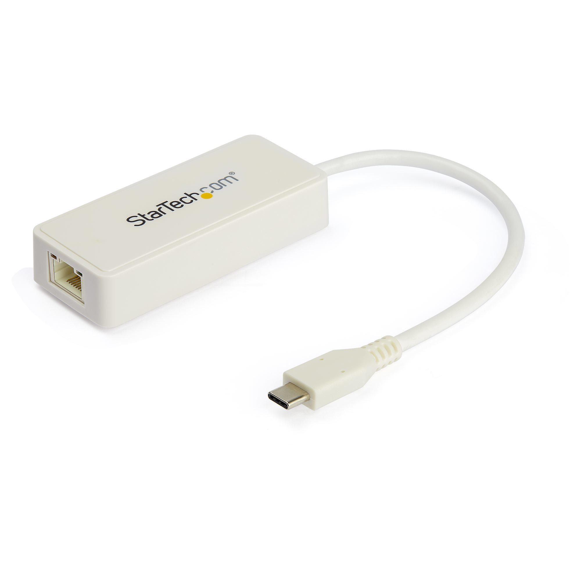 StarTech.com Adattatore Ethernet USB C con porta USB A - Adattatore di rete NIC USB 3.0/USB 3.1 Tipo C a RJ45 - Convertitore US