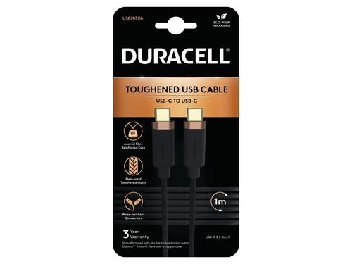 Duracell USB7030A cavo USB Nero