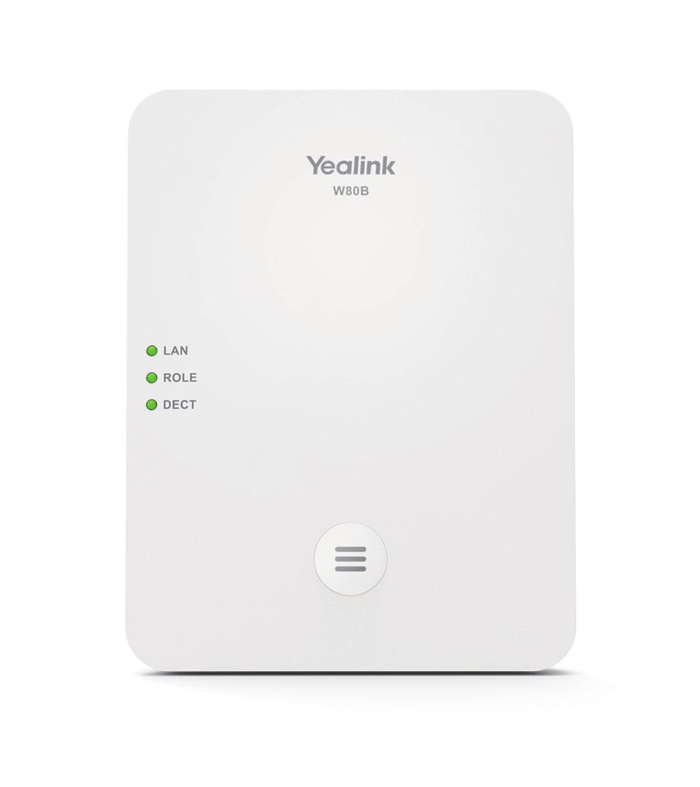 Yealink W80B stazione base DECT Bianco (YEALINK W80B DECT MULTI CELL BASE)