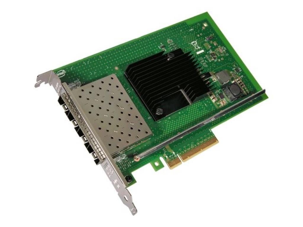 Intel X710-DA4 Interno Fibra 10000 Mbit/s (INTEL ETHERNET CONVERGED NETWORK ADAPTER,X710-DA4,PCle 3.0 x8 -10 Gigabit SFP+ x 4)