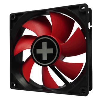 Ventola per case del computer 8 cm nera,