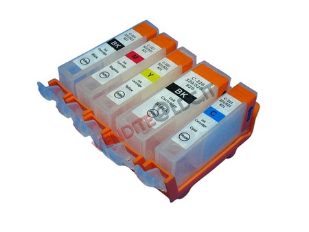 KIT PULIZIA 5 CARTUCCE 525/526 CON CHIP PER STAMPANTE ALIMENTARE