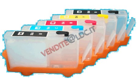 KIT 5 CARTUCCE RICARICABILI...