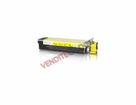 TONER COMPATIBILE OKI 43865721 PER SERIE C5850 C5950 - GIALLO - STAMPA 6.000 PAGINE