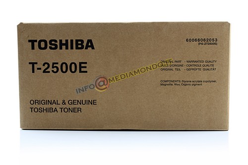 TONER ORIGINALE TOSHIBA 66061618 / T2500E - CONFEZIONE DOPPIA - NERO - 2x7500 PAGINE